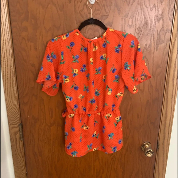 Sienna Sky Floral Wrap Blouse - Picture 5 of 5